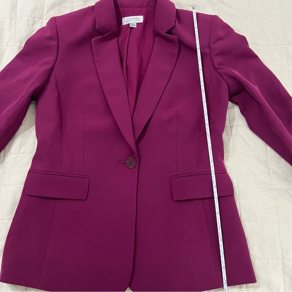 Women’s Pink Tahari Jacket Size 2 - Picture 7 of 9